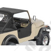 Kit demi portes en toile, couleur: Black Crush, CJ7, YJ