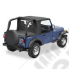 Bâche Halftop, Couleur: Black Denim, Jeep Wrangler YJ