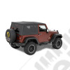Bâche complète "Supertop" avec fenêtres teintées, couleur: Black Diamond, Wrangler JK (2 portes)