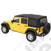 Bâche complète "Supertop" avec fenêtres teintées, couleur: Black Diamond, Wrangler JK Unlimited (4 portes)
