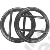 Kit Grilles de protection de feu US noir (feu clignotant latéral) - Jeep Wrangler JK - JK-SFSM07B