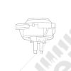 Silentbloc de boite automatique 3.0L CRD (moteur VM) Jeep Grand Cherokee WL, WK2