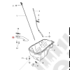 Tube d'huile dans carter moteur 2.0L TD - Jeep Cherokee KL - 68228212AA