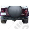 Pare chocs arrière double tube, couleur: noir pour Jeep Wrangler YJ, TJ 