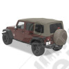 Bâche soft-top de rechange, couleur: Khaki Diamond, Wrangler JK Unlimited (4 portes)