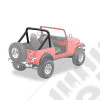 Kit housses d'arceaux de sécurité, couleur: black denim Jeep CJ5 et CJ7