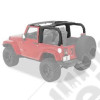 Kit housses arceaux de sécurité, couleur: noir Jeep Wrangler JK (2 portes)