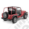 Rideau coupe vent "Windjammer" - Couleur : Noir - Jeep Wrangler TJ - 80030-15 / WB10035