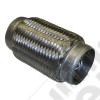 Tresse d'échappement en acier universel (longueur total: 10cm) et diametre 2.25" (57mm)