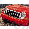 Calandre chromé (face avant chromé) Jeep Cherokee Liberty KJ (phase 2)