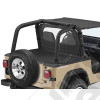 Housse d'arceau de sécurité, Couleur: Black Denim, Jeep Wrangler YJ