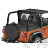 Kit housses d'arceaux de sécurité, Couleur: black denim (noir) Jeep Wrangler TJ