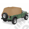 Housse de stockage "Trail Cover", Couleur: Spice (marron), Jeep Wrangler YJ (arceaux en arrondi à l'arrière) housse de stockage, imperméable. 