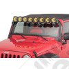Rampe de 8 phares LED de 50" complète KC pour Jeep Wrangler JK