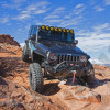 Rampe de 8 phares LED de 50" complète KC pour Jeep Wrangler JK