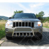 Push bar (pare buffles) acier inox avec grille en bas Jeep Grand Cherokee WH, WK