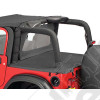 Couverture de plateau de chargement "Duster" (pour support de bâche soft-top d'origine) Couleurs: Black Diamond, Jeep Wrangler TJ (permet de garder les fixations de bâche d'origine sous le duster)