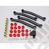 Kit de 4 tirants de pont inférieur, Wrangler TJ, Grand Cherokee ZJ, ZG