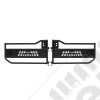 Kit demi portes avant tubulaire en aluminium couleur noir - Jeep Wrangler JK et JK Unlimited - 51810-01AR / AR15009 / 15009