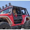 Kit demi portes avant tubulaire en aluminium couleur noir - Jeep Wrangler JK et JK Unlimited - 51810-01AR / AR15009 / 15009
