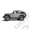 Bâche électrique Squareback by MyTop - Couleur : Black (Noir) - Jeep Wrangler JL (2 portes) - 9440017 / 94400-17