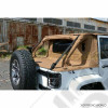 Bâche complète Suntop Cargo Top U4, couleur: Sable (Deep Sand) pour Jeep Wrangler JK Unlimited (4 portes) (Default)