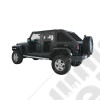 Bâche complète Suntop Fastback Top U4, couleur: noir (Black Diamond) pour Jeep Wrangler JK Unlimited (4 portes)