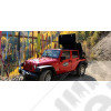 Bâche électrique Fastback by MyTop - Couleur : Fire Engine Red (Rouge) - Jeep Wrangler JL Unlimited (4 portes)