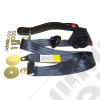 Ceinture de sécurité avant (3 points) couleur noir pour Jeep CJ5, CJ7, CJ8 et Wrangler YJ - BELT3B - 13202.10 - 13202.01 - 13202.02