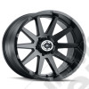 Jante aluminium OC Wheels 143 - couleur: Gun Metal Mat - 5x127 - 9x17 - ET: -12 - CB: 78.3