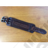 Bracelet cuir réglable avec gravure Jeeper un jour Jeeper toujours longueur totale 27cm
