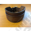 Bracelet cuir réglable avec gravure Jeeper un jour Jeeper toujours longueur totale 27cm