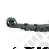 Paquet de lames avant (10 lames avec silenblocs) pour Jeep Willys MB, GPW, M201, M38, CJ2A et CJ3A