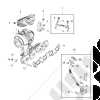 Joint de sortie d'huile du turbo pour 2.2L TD Jeep Wrangler JL