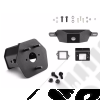 Support de roue pour orte gauche sur pare chocs arrière "Wingmate" Rugged Ridge by RealTruck pour Jeep Gladiator JT - 11540.46 / 11540-46 / 1154046