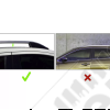 Kit 2 barres de toit en aluminium pour Jeep Cherokee KL - 1579.55 / JC.7520928