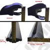Kit 2 barres de toit en aluminium pour Jeep Cherokee KL - 1579.55 / JC.7520928