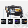 Kit de 2 phares avant LED pour Jeep Grand Cherokee WK2 - VLS-YAA-DQ-0509-HL