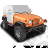 Housse habitacle "Trail Cover" pour Jeep Wrangler JK (2 portes)