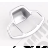 Enjoliveur de bouton de frein à main couleur gris silver pour Jeep Renegade BU, BV