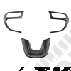 Enjoliveur de branches de volant couleur imitation carbon pour Jeep Renegade BU, BV