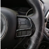 Enjoliveur de branches de volant couleur imitation carbon pour Jeep Renegade BU, BV