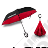 Goodies : Parapluie Jeep Renegade rétractable de couleur noir et rouge