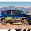 Kit de 2 autocollants de portes "Renegade" couleur jaune pour Jeep Renegade BU, BV