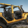Kit de 4 demi portes tubulaires en acier avec rétroviseurs pour Jeep Wrangler JL Unlimited