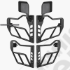 Kit de 4 demi portes tubulaires en acier avec rétroviseurs pour Jeep Wrangler JL Unlimited