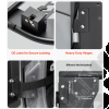 Kit de 2 demi portes avant tubulaires en acier sans rétroviseurs pour Jeep Wrangler JK