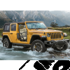 Kit de 2 demi portes avant tubulaires en acier sans rétroviseurs pour Jeep Wrangler JK