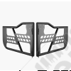 Kit de 2 demi portes avant tubulaires en acier sans rétroviseurs pour Jeep Wrangler JK