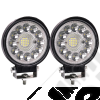 Kit 2 Projecteurs de lumière LED universel (de 12V à 24V) 72Watts Diamètre : 12cm - LED870 / FR-YW / B071V626V6